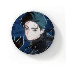 58毫米可爱卡通女孩苏阿软扣胸针，外星人动漫舞台苏阿TILL IVAN胸针，Mizi Luka徽章别针，硬币胸针，背包装饰，圆形徽章，包包帽子配饰礼品 - 58 mm - 查看 43