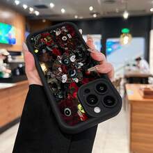 Un collage caótico de ojos, manos y tonos oscuros. Esta elegante funda es compatible con Samsung, Apple, OPPO, , etc. Fabricada en TPU flexible, resistente a golpes y arañazos, ofrece una excelente protección contra caídas y un agarre cómodo. Es un regalo ideal para familiares, amigos y seres queridos, y una opción perfecta para festivales, San Valentín, artículos de , fundas para hombre, celulares y accesorios. - Negro - Ver 2