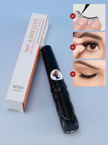 1 lọ keo dán mi chuyên nghiệp màu đen 6ml, độ bám dính cao và khô nhanh, giữ được 48-72 giờ, không chứa latex và formaldehyde, đa năng dùng cho mi giả dạng dải, mi giả dạng chùm và mi giả riêng lẻ, bộ dụng cụ trang điểm tự làm dành cho mắt nhạy cảm và người mới bắt đầu. - màu đen - Xem 4