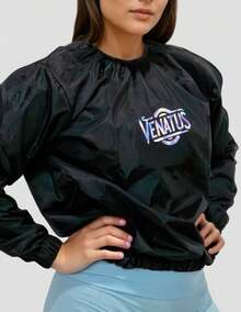 VENATUS SUDADERA SAUNA, ROPA REDUCTORA PARA ENTRENAMIENTO, SUDADERA FITNESS - Negro - Ver 2