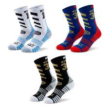 Calcetines con Motivos del Mundial para Hombre Talla 24–28 - azul-verde-amarillo - Ver 5