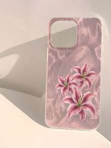 Ốp điện thoại họa tiết hoa, chống thấm nước, chống bám vân tay, chống trầy xước, trong suốt, chất liệu IMD mềm mại, bóng mượt. - Nhiều màu - Xem 4