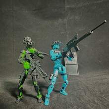 新品上市 - 减压玩偶，13个可动关节，可组装，情人节礼物，适合女孩、复活节、男孩，情人节礼物，软萌玩具，礼物，可爱小玩意，节日礼物推荐，生日礼物推荐，女孩玩具，情人节礼物推荐，礼物，完美礼物，情人节礼物，可爱小物 - 彩色 - 查看 5