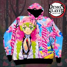 Sudadera MitsuriKanroji De DemonSlayer Hecha En Mexico Hoodie Juvenil KIMETSU NO YAIBA - SUDADERA CON CAPUCHA UNITALLA - Ver 4