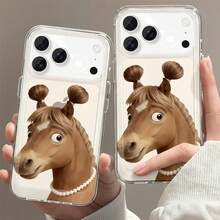 Cartoon horse For Glory Play 50 40 30 20 PLUS X60 50 PRO 9 8 T X9 8 5 OPPO A79 78 60 58   57 38 17 3 1 OPPORENO10 05 PR0  Pixel 9 A MOTOGPOWER#2024 2025 Thin   and transparent soft case for phone, with a bare phone feel - Caballo de dibujos animados TKK-Transparente-SBSCEY - Ver 5