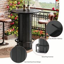 Tribesigns Bar Tables - Black - View 4