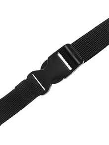 Dây buộc hành lý bằng nylon bền chắc màu đen, có khóa cài, thích hợp cho du lịch, cắm trại ngoài trời. - Nhiều màu - Xem 11