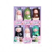 Bambola morbida creativa per bambini piccoli, bambola reborn realistica bionica calmante per il sonno, accessori in peluche - Unicorno - Bambino che dorme - Orsetto marrone - Coniglietto - Dinosauro piccolo - Ranocchio piccolo - Emo Regalo perfetto - Regalo di compleanno - Regalo per le vacanze - Regalo perfetto - Regalo - Multicolore - Visualizzare 6