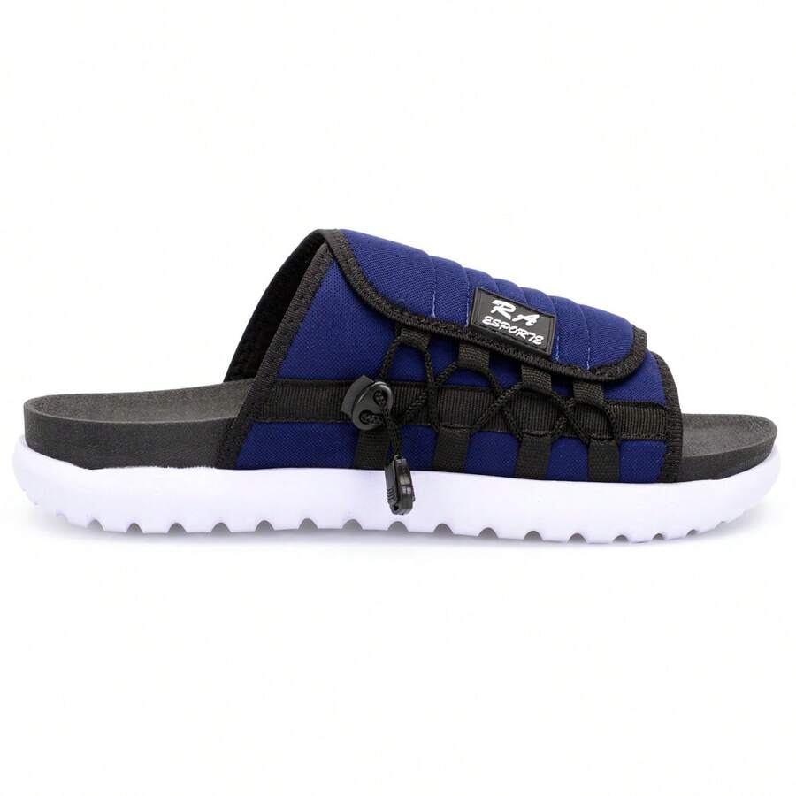 Asuna 3.0 Casual Polyester Lace-Up Outdoor Slippers - sol biru putih - View 1