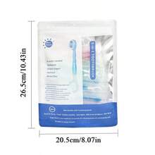 26pcs/Pack Soft Bristles Toothbrush Set, 5 In 1 Toothbrush & Floss & Tongue Scraper & Toothpick Set, Oral Care Tool For Travel, Business Trip, Mouth Hygiene Kit, Christmas Gift - Multicolor - View 8