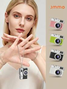 JMMO Mini Keychain Camera, 1080P Portable Digital Camera For Photography, Pocket Video Recorder For Travel Recording Birthday Christmas Gifts, Fashion Accessories - Camera - View 1