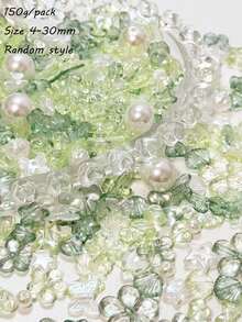 Acryl DIY Zubehör, Cremefarbene Klebstoff Handyhüllen, Haarspangen, Dekorative Accessoires Materialien, Barock Accessoires, DIY Handgemachte Ohrringe, Kopfbedeckungen, Schuhe, Bekleidungszubehör. Dieses Produkt wird vielseitig in der Dekoration, als Anhänger verwendet. - Verschiedenfarbig - Übersicht 9