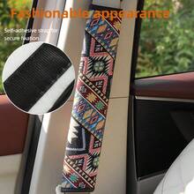 1pc Bohemian Style Seat Belt Shoulder Pad, Wear-Resistant And Durable, 12 Inch Or 20 Inch Length, Suitable For Cars, SUVs And Trucks, All Season Unisex, Automotive Interior Accessory - A - View 7