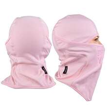 Ski Mask Balaclava Face Mask Wind Water Resistant for Cold Weather - Rosado - Ver 1