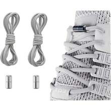 ¡RecomendadoCordones Elásticos sin Cordones Zapatillas Cordones Elásticos Cordones Elásticos de Liberación Rápida sin Cordones Se Adapta a Todo Tipo de Zapatos¡Top de Temporada - Gris - View 1