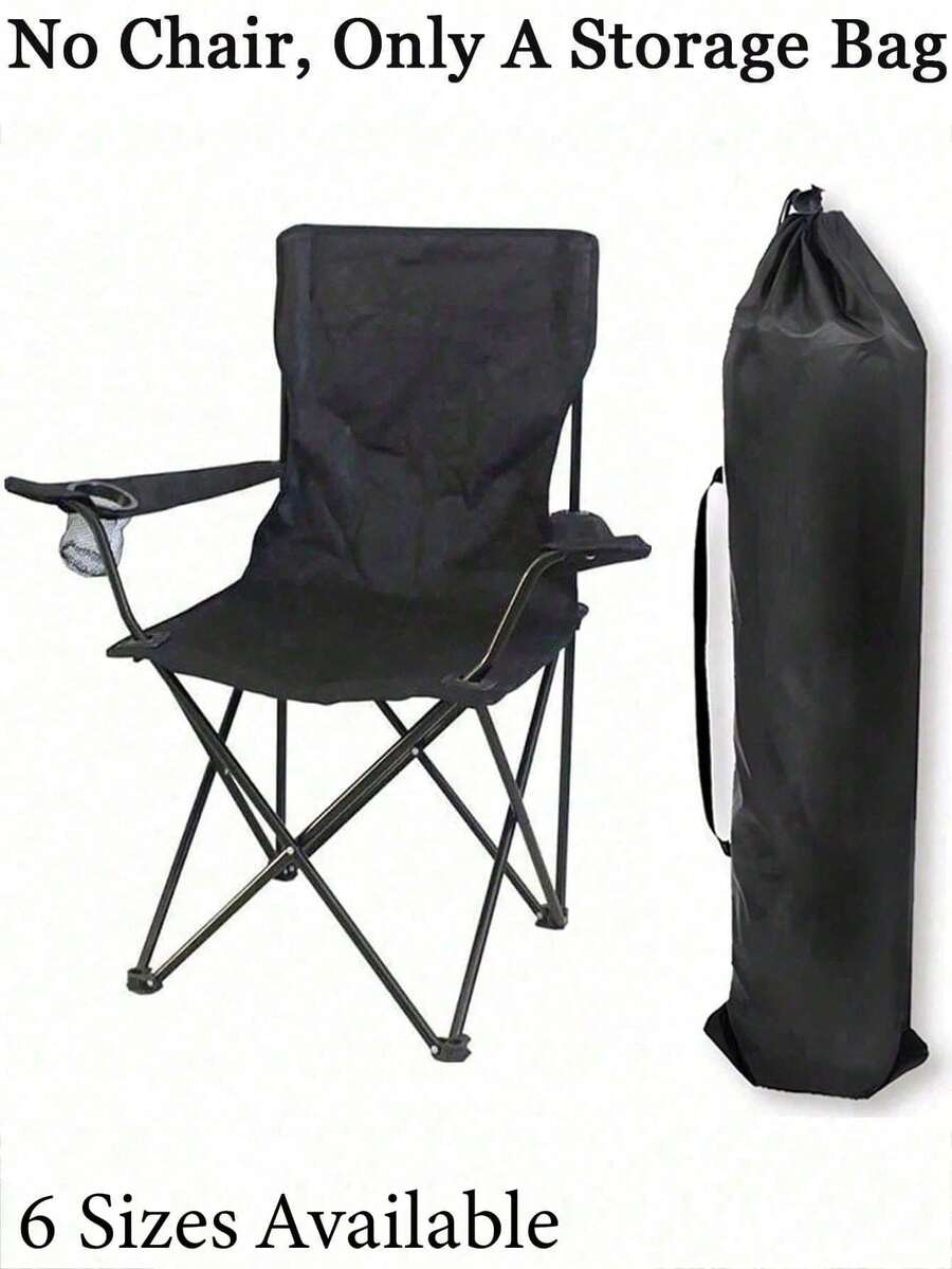 Folding Chair Storage Bag, Large Capacity Portable Folding Chair Storage Bag, Garden Chair Storage Bag, Enlarged Oxford Cloth Drawstring Storage Bag, Multifunctional Straight Tube Organizer Bag Suitable For Tripod, Folding Chair, Mat - Multicolor - View 1