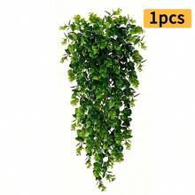 5/3/1pc Artificial Green Vine Plants - Plastic Hanging Greenery, UV Resistant, Outdoor Artificial Plants, Durable Artificial Flowers, Patio, Wedding Decor, Suitable For Indoor And Outdoor, Living Room, Kitchen, Bedroom Wall Home Decor, Yard Beautification, Garden Decoration - Multicolor - View 15