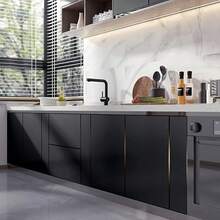 1 Roll Of 23.62inch Wide Matte Self-Adhesive Wallpaper, Waterproof And Removable Wall Sticker, Suitable For Living Room, Kitchen, Bedroom, Furniture Renovation - Single Piece - View 8