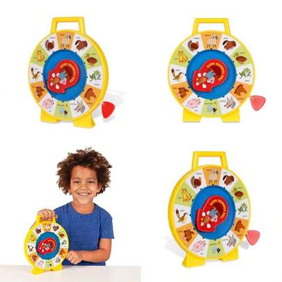 Classics - Farmer Says See 'n Say - Vintage Learning Toy Sounds And Animals Interactive Retro Game For Girls Boys Baby Preschoolers Toddlers Unisex Ages 18 Months +