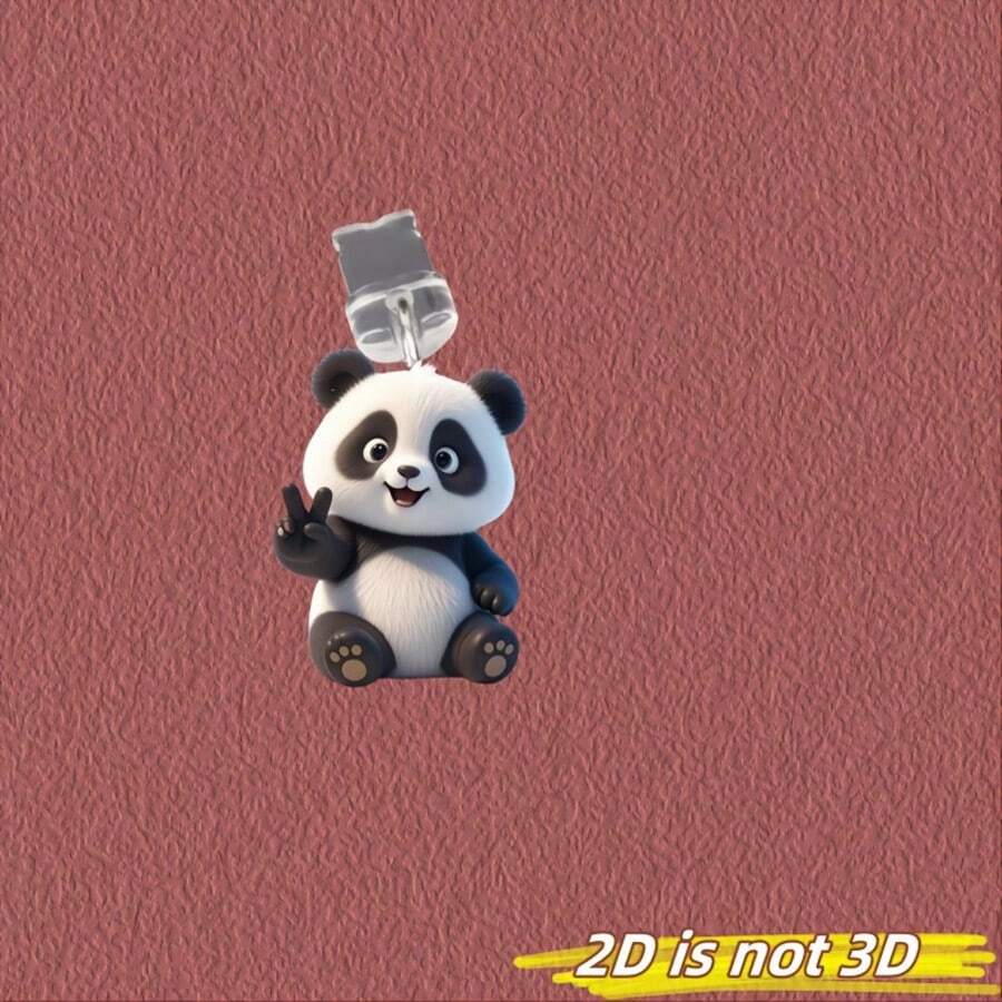 Tapón antipolvo a prueba de golpes con diseño de panda 2D, exquisito y compacto que protege eficazmente los puertos del teléfono del polvo, compatible con teléfonos iOS y Android. Tapón antipolvo, tapón antipolvo para auriculares, cubierta antipolvo para el puerto del teléfono, un regalo ideal para la madre, la familia, los amigos, el cumpleaños, las vacaciones, la primavera, la fiesta de cumpleaños - Multicolor - Ver 1