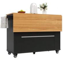 Mobile Storage Islands - Black - View 5