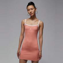 Jordan Women's AS W J BRK SLIM TANK DRESS Sleeveless Dress HJ0063-823 - Coral Pink - View 1