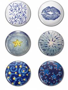 Funny Pattern Safety Pins Badges, Button Pins, Suitable For Attaching To Clothing, Bags, Backpacks, Fun Gifts For Friends And Family - Multicolor - View 9