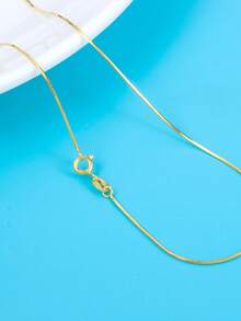 FOREVER QUEEN 1pc 925 Sterling Silver 0.75mm Snake Bone Chain, Jewelry Gift & Party Decoration For Women - Snake Bone Chain - View 10