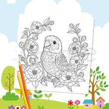 GDTME A Colorful Fantasy World Coloring Book, Cute And Fun, Containing 24 Pages Of Creative Illustrations To Inspire Creativity. Provides A Comfortable Coloring Experience. Suitable As A Birthday Gift, Anniversary Gift, Easter Or Back-To-School Gift For Family And Friends, Also Suitable For Those Who Enjoy Coloring, Can Be Used As Stationery Or Home Decor. Size: 7.9 X 7.9 Inches. - Colorful Fantasy - View 4