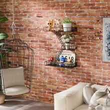 Estantes Flotantes de Pared, Estantería de Pared Decorativos de Metal, Repisas para Recamara Sala de Estar Capacidad Máxima de Peso 40 Libras Organizador Decorativo de Pared Libros Figuras (3 Niveles) - 1 - Ver 3