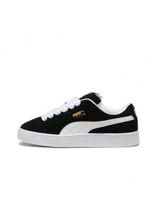 حذاء رياضي PUMA Suede XL، متعدد الاستخدامات، منخفض الرقبة، للجنسين، باللونين الأسود والأبيض. - أبيض وأسود - مشاهدة 16