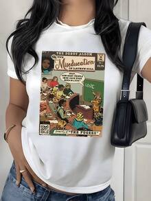 Women T-Shirts - 白色 - 查看 8