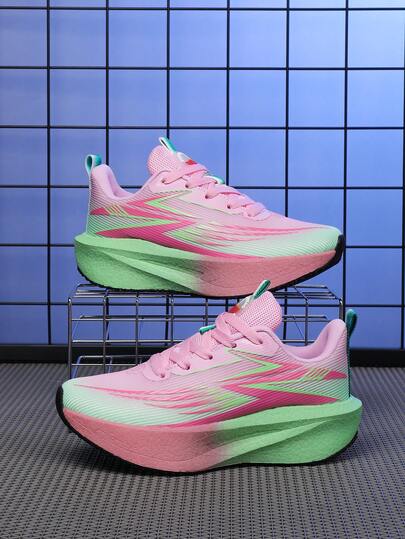 Jifffly Zapatillas de running profesionales para mujer, primavera 2026, con suela antideslizante, suave y amortiguadora para saltar la cuerda y maratón, con rodilleras para hombres