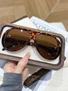 1 pièce Lunettes de style pilote rétro européen et américain, accessoires d'été, accessoires pour cheveux, prix réduits, essentiel pour les voyages - Multicolore - Voir 12