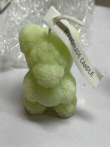 1pc Rose Bear Scented Candle, Individually Packaged, Makes A Great Gift. This Candle Combines Aesthetics And Fragrance, With The Romantic Rose Element And The Adorable Bear Shape Perfectly Blended. - Multicolor - View 17