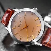 WLISTH Women's Quartz Watch Fashion Casual Watch Waterproof Temperament Women's Watch Hot Selling - Coffee Brown - View 4