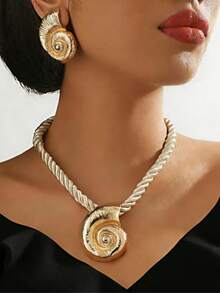 Bộ trang sức vỏ sò phong cách nghỉ dưỡng bãi biển Bohemian, thiết kế tinh tế mang hơi thở đại dương. - Nhiều màu - Xem 1