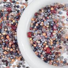 2-9毫米玻璃混色圆珠串珠手工DIY手链项链吊坠材料包配件批发 - 彩色 - 查看 16