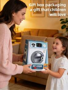 Kids Toy Washing Machine, Pretend Play Toy With Lights And Sounds, Simulating Washing Process, Household Appliance Toy, Role Play Game, Educational Toy For Boys And Girls, Holiday Birthday Gift, Mini Realistic Home Appliance Toy, Baby Toy, Girls Toy, Children's Game, Toddler Toy - Washing Machine - View 4