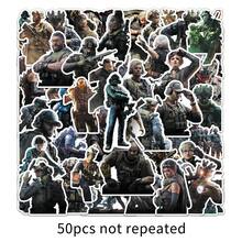 50 Delta Force Stickers Game Special Forces Agent Characters Waterproof Decorative Stickers For Phone Cases And Computers - 50PCS - View 6
