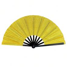 Laser Silver Hand Fan, Suitable For Holiday Parties And Occasions - 1 - View 12