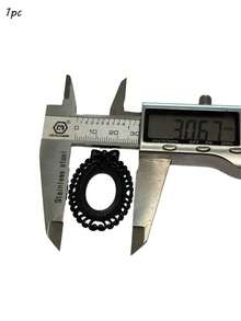 高品质蕾丝造型相框雕刻巴洛克风格DIY手工奶油胶山谷美女拍摄娃娃屋道具 - 黑色 - 查看 14