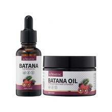 Kormesic Aceite  Batana Orgánico 30ml Crecimiento Fortalecedor Hidratante Rejuvenecedor para Todo Tipo  Cabello Sin Productos Químicos pre shampoo gel de linaza herbal pelones con spray tonico cebolla ketoconazole - Aceite de Batana + Mascarilla de Batana - Ver 2