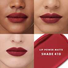 Giorgio Armani Lip Power 霧面唇膏 #410 Glorious Color 3.1g/0.11 Oz | 強烈霧面妝效 | 輕盈高顯色配方 | 滋養 | 持久 | 舒適 | 奶油轉粉質觸感 - 410 Glorious - 查看 2