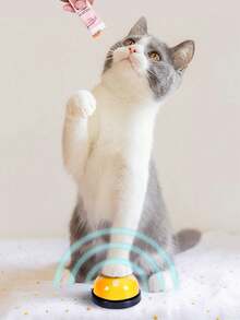 Campana de entrenamiento para mascotas, campana de entrenamiento para perros y gatos, campana receptiva con huella de pata para entrenamiento de mascotas, campana de notificación de puerta para perros y gatos, juguete inteligente para perros y gatos, campana de entrenamiento sin batería - Multicolor - Ver 6