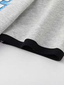 Balabala Camiseta de manga corta para niños, de tela de algodón de secado rápido, esencial casual de verano - Gris claro - Ver 5