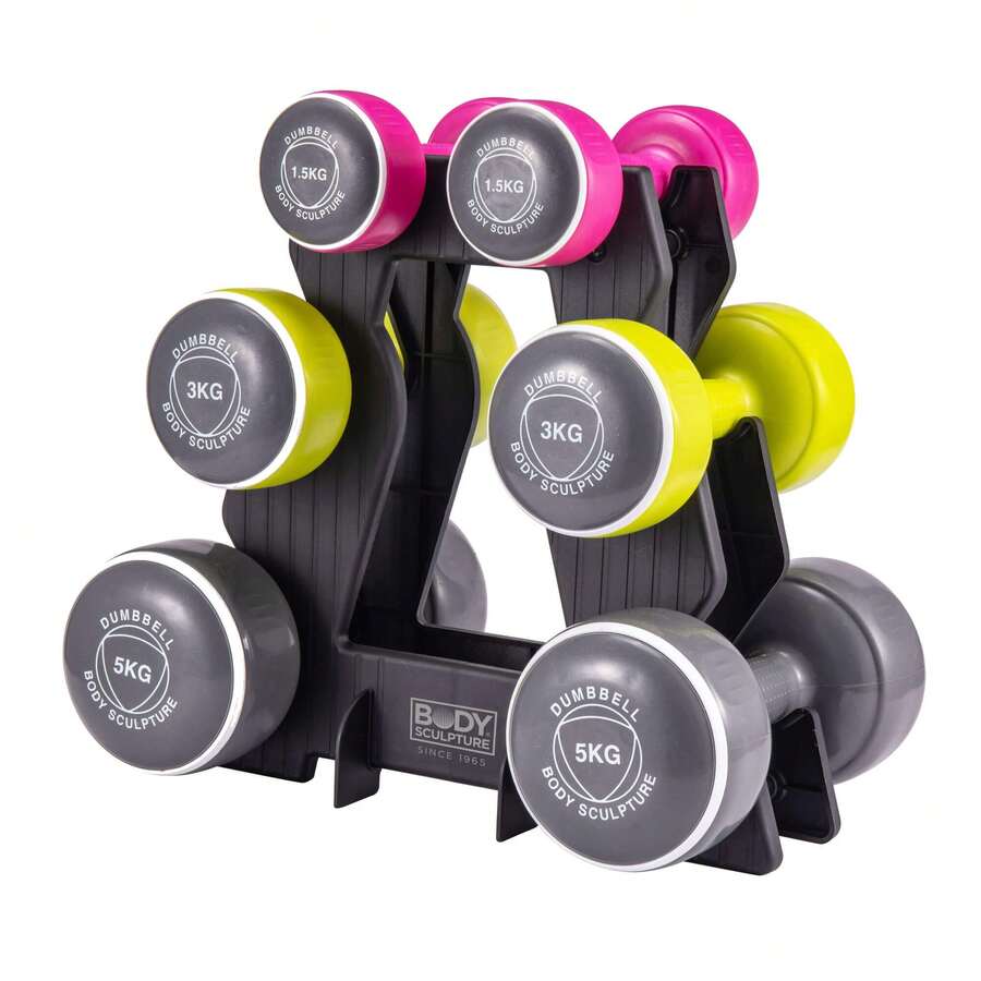 Body Sculpture 19kg Smart Dumbbell Tower - Multicolor - View 1