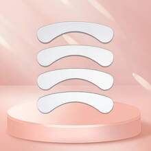 4/10pcs Reusable Silicone Lip Mask, Silicone Facial Care Tool, Women Night Care Silicone Patches - Multicolor - View 10