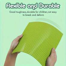 32x32 & 32x16 Dot Matrix Classic Building Block Base Plates, DIY Small Size Brick Base Plates For Minifigures, Children Toys, Room Decor, Deep Green Base Plates, Kids Baseplates, Prince Toys - Multicolor - View 10