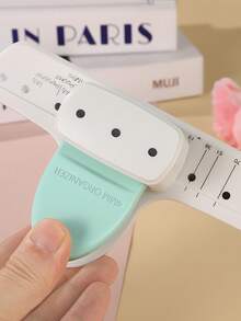 1pc Multi-Color Loose Leaf Hole Punch, With 4mm Small Hole Diameter Multi-Hole Punching Design, With Ruler, Portable Hole Puncher - Multicolor - View 8